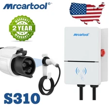 Home Level2 EV Charger 32A 7KW 110V Electric Charging Station IP65 Waterproof US