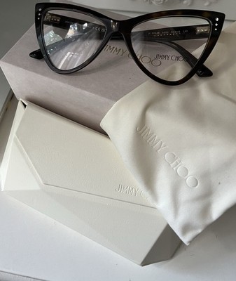 Jimmy Choo Cat Eye Brille mit Etui