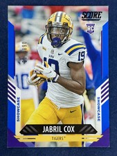 2021 Score Showcase #375 Jabril Cox LSU Tigers /100 RC