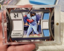 Vladimir Guerrero Jr Topps Museum Collection Quad Jersey Primary Pieces #/99