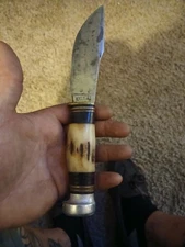 Marbels Gladstone Vintage Knife with Sheath 1920 Knife Is In Good Shape