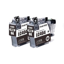LC404XL Black Ink Cartridges 2-Pack for Brother MFC-J1205W MFC-J1215W Printer