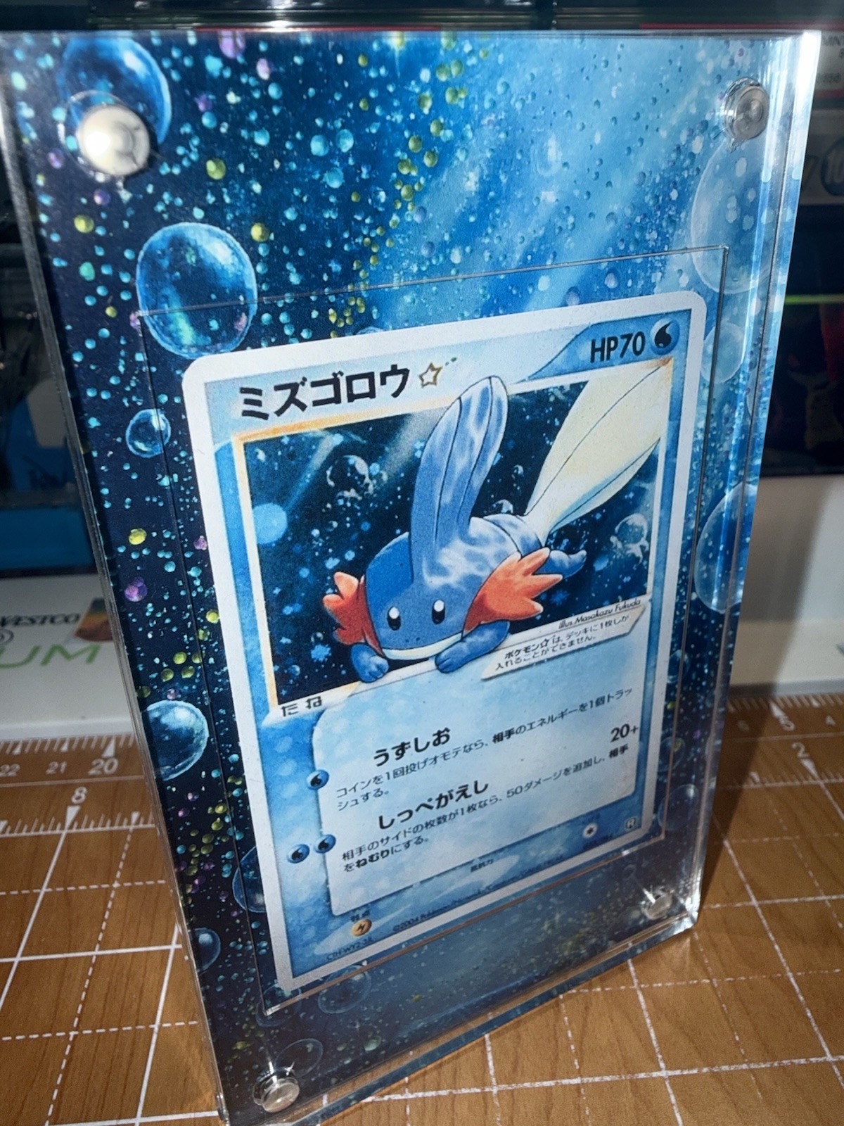 Mudkip Gold Star Team Rocket 107/109 Magnetic 🧲 Extended Art Case