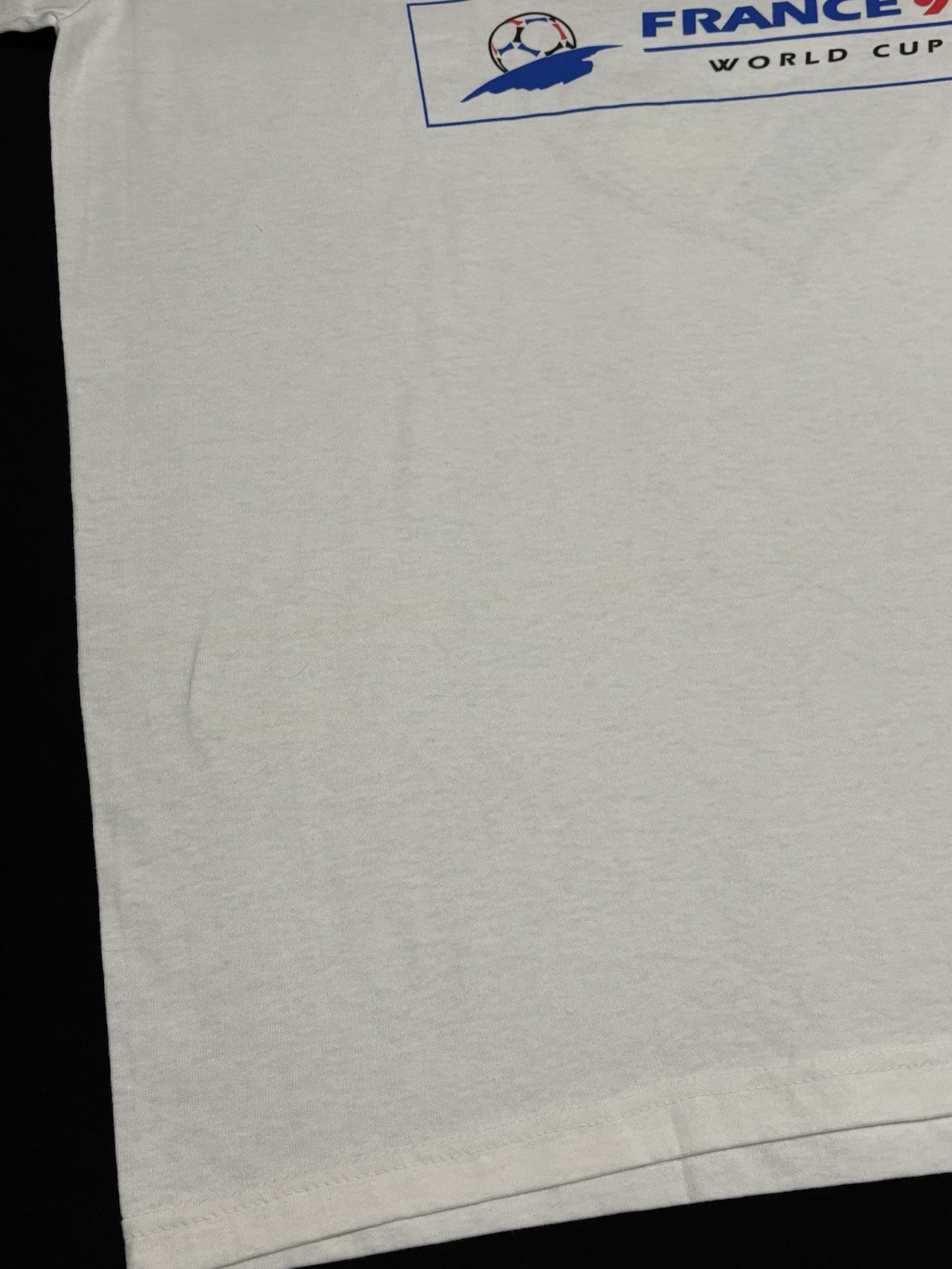 T Shirt Vintage Fila France '98 Mondiali Calcio Messico Adulto Taglia XL Rara Nuova