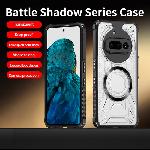 For Nothing Phone (3a), Luxury Anti-slip Fashion Hybrid Armor Clear Case Cover - 第 2/16 張圖片