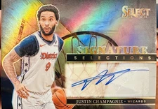2024-25 Panini Select - Signature Selections Justin Champagnie #SS-JCP (AU, RC)