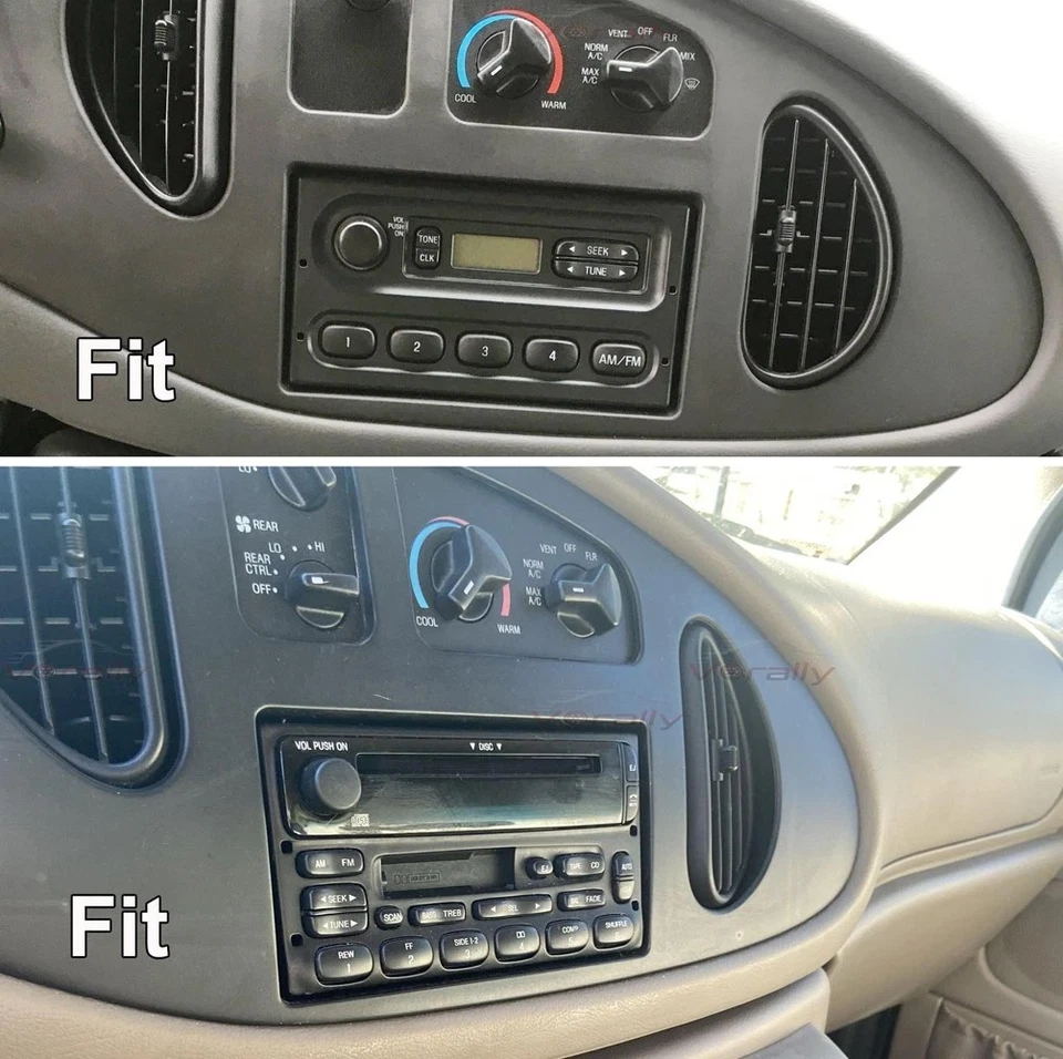 For 1998-2008 Ford E150 E250 E350 Super Duty Carplay Stereo Radio Android15 GPS - Image 2 of 4