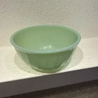 Vintage Fire King Jadeite Green Swirl Patterned Mixing Bowl 6" Oven Ware
