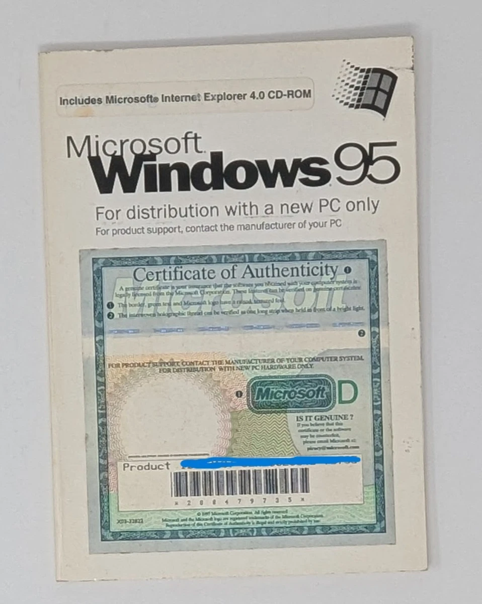 Microsoft Windows 95 Computer Software for sale | eBay