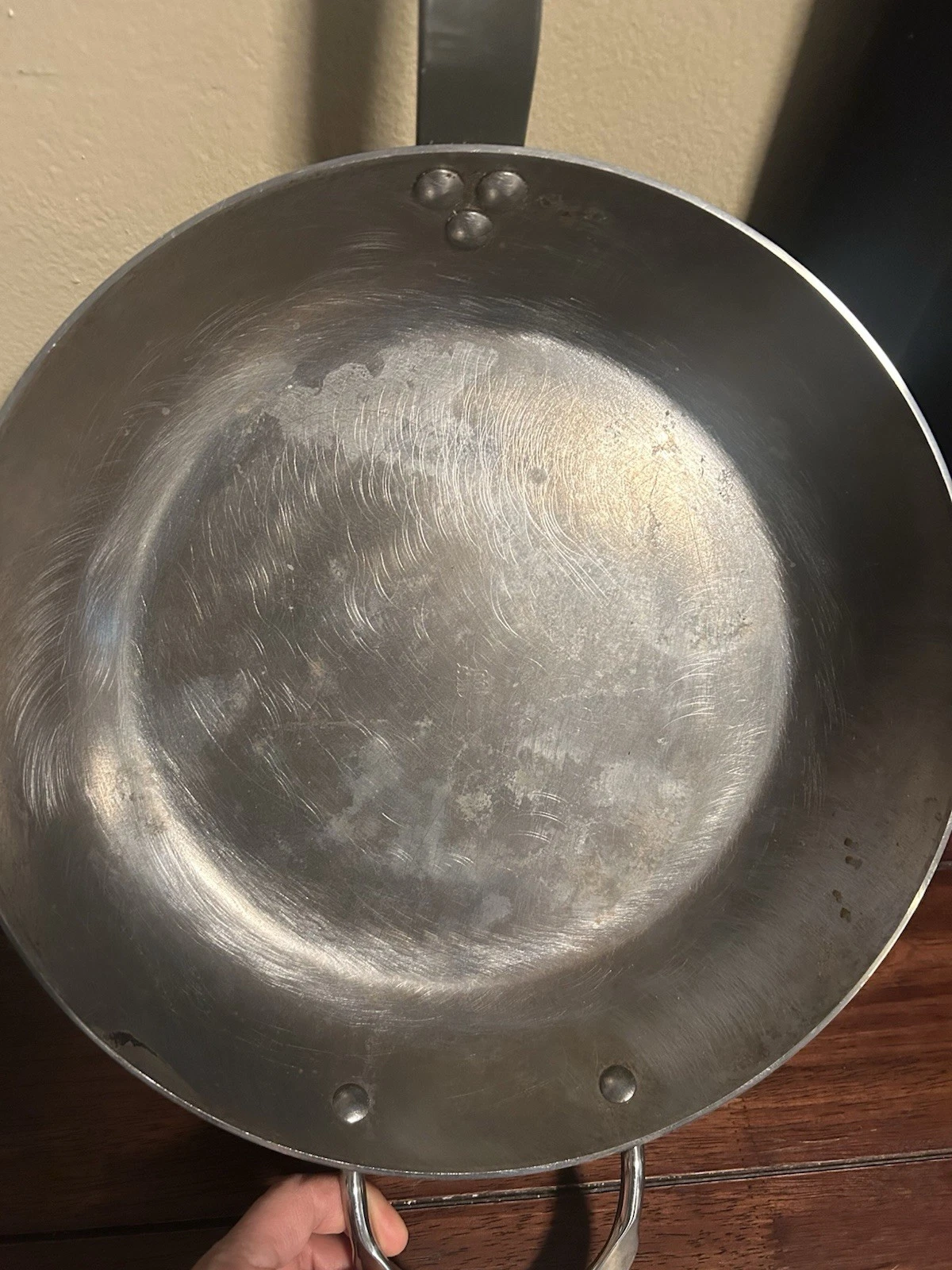 De Buyer Mineral B Carbon Steel Fry Pan Nonstick 12.5”