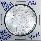 1921 BU UNCIRCULATED MORGAN SILVER DOLLAR AUTHENTIC U.S. MINT FREE SHIPPING 3964