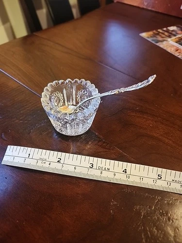 Reed And BARTON francis 1 Sterling Silver Salt Spoon With Salt Dish