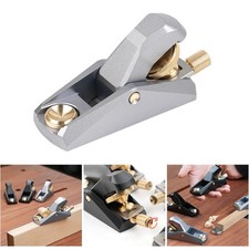 Low Angle Block Plane Aluminum Alloy Brass Hand Plane Woodworking Mini Planer