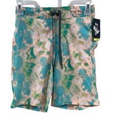 NWT New Art Class Boys Size 6 Lined Pastel Tie Dye UPF 50 Swim Swimming Trunks