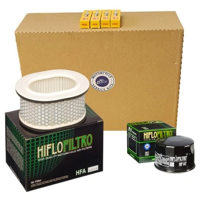Service Kit For YAMAHA FZS600 FAZER Oil|Air Filter 4 X NGK Plugs - Image 1 of 4