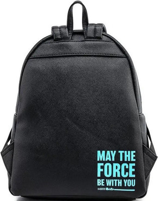 Loungefly Star Wars Mini Backpack  May The Force Be With You  Black Zip