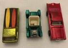 Lot of 3 Vintage Hot Wheels Redline 1967 Deora 1968 Heap & Continental See Pics