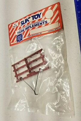 NEW Vintage Slik Toy Metal Farm Implement Drag Harrow New in Package