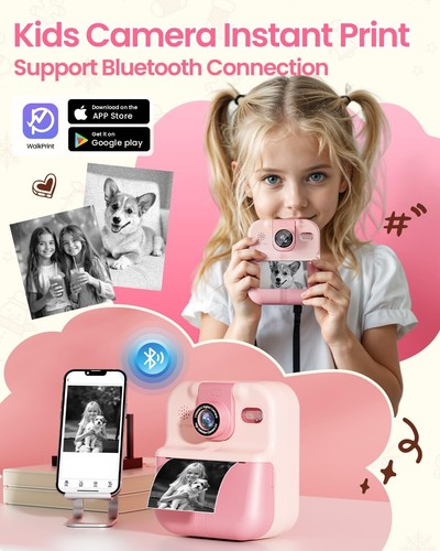 Fujifilm Kids Camera Instant Print 1080P 32GB Instant Cameras That Print Photos - Picture 2 of 9