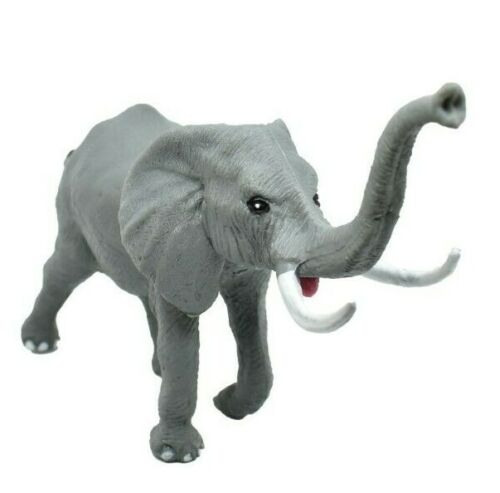 Elephant African Realistic Small Toy Model Plastic Replica Animal Gift 7" F160 - Picture 5 of 10