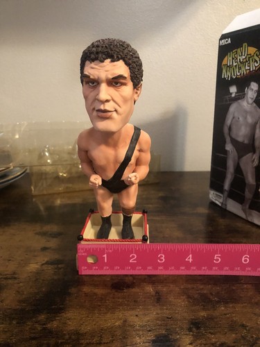 NECA Head Knockers Andre The Giant Hand Painted Bobblehead WWF WWE - Picture 11 of 15