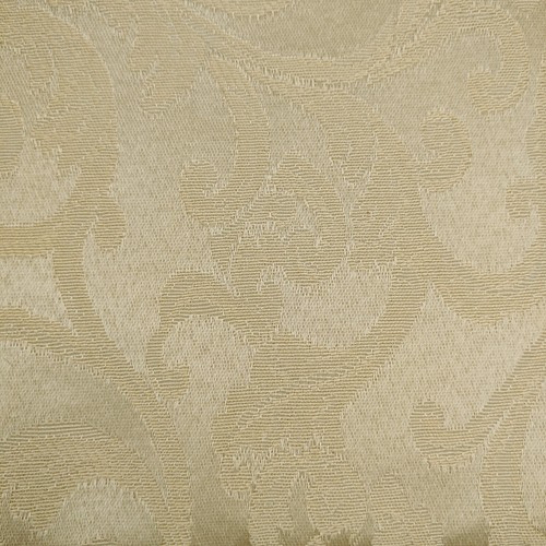 Gold Satin Brocade Jacquard Fabric Lot of 2 Yards Home Decor Fabric 54" Wide - Picture 6 of 7