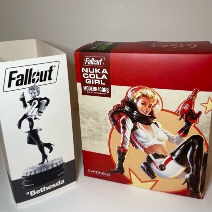 Fallout 4 Nuka Cola Girl Modern Icons Statue Figure Limited Edition ...
