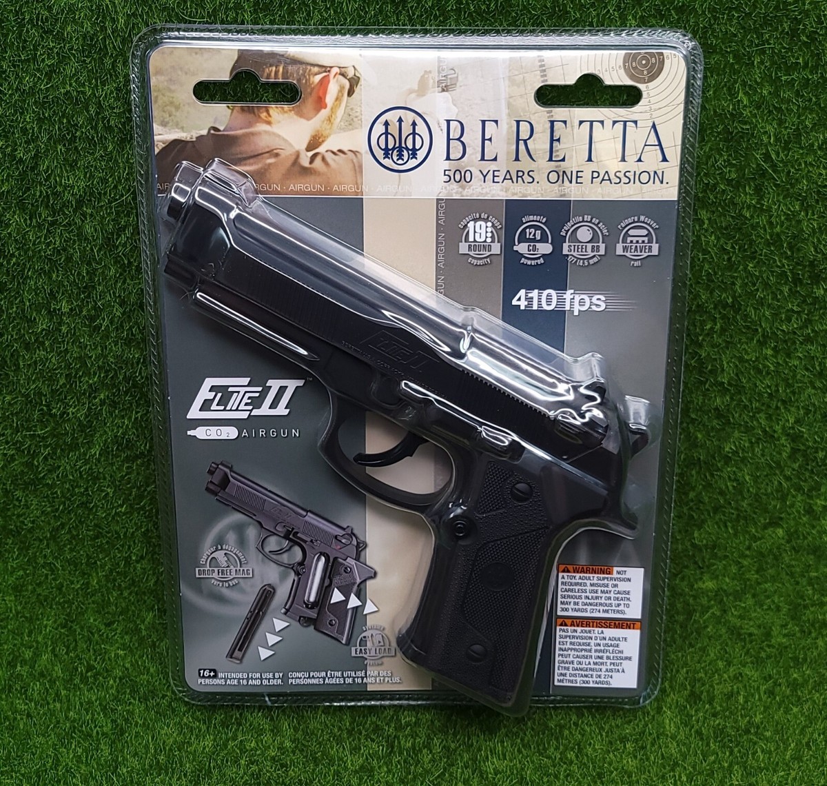 P.BERETTA エアソフトガン シルバー/ブラック Beretta Gun Single/double action 80X Cheetah