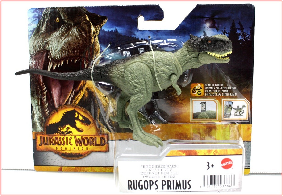Jurassic World Dominion RUGOPS PRIMUS Ferocious Pack Dinosaur