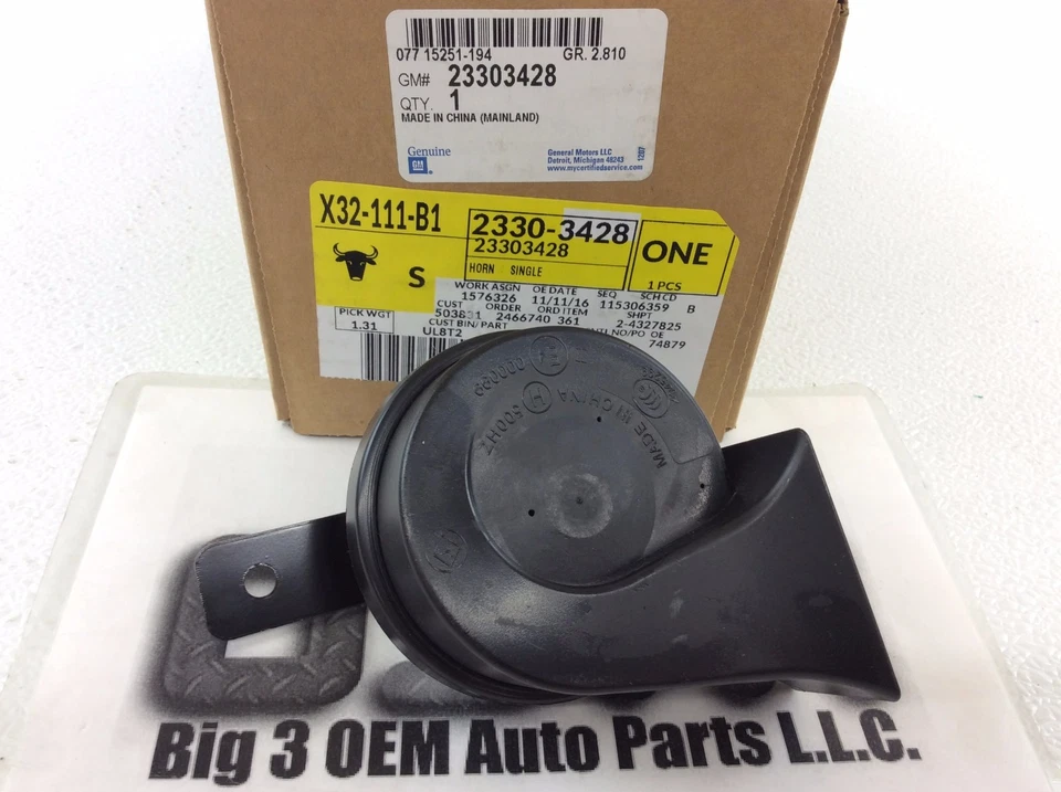 Chevrolet Equinox GMC Terrain High Note 2010-2017 bocina nueva OEM 23303428 Foto 2 de 3