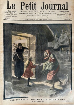 Klein Tagebuch 1908 N°895 Tradition Der Roggenmischfladenbrot, der Könige - Noce