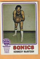 Kennedy McIntosh Seattle Supersonics 1973-74 Topps #164 Eastern Michigan