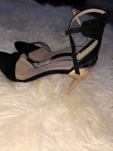 zara gold heels
