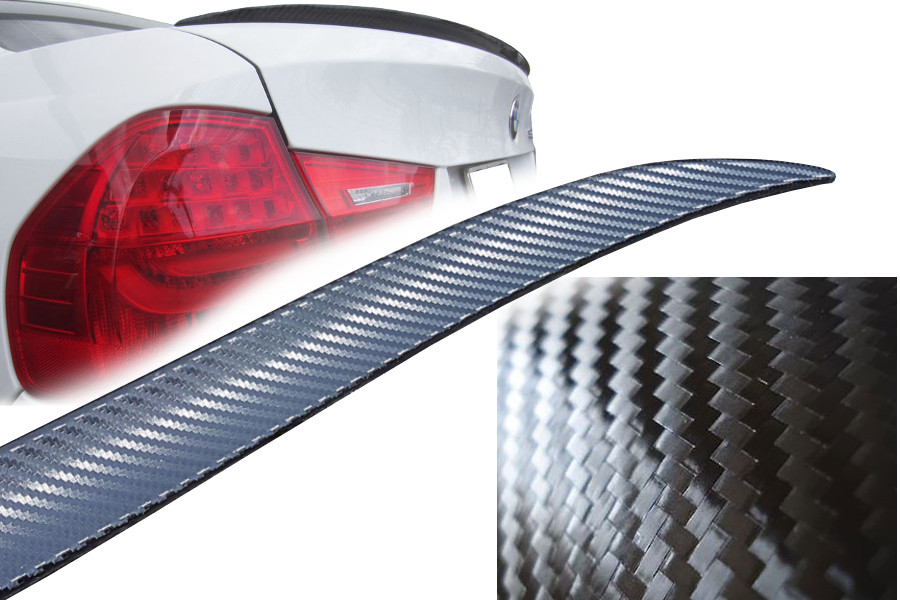 Suitable for BMW E90 325i 320 318 330 323 335, Carbon Film Spoiler Trunk F