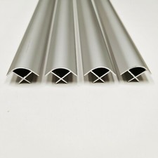 ANODISED ALUMINIUM SMALL CURVED CORNER PROFILE 15mm BOARDS CAMPERVAN