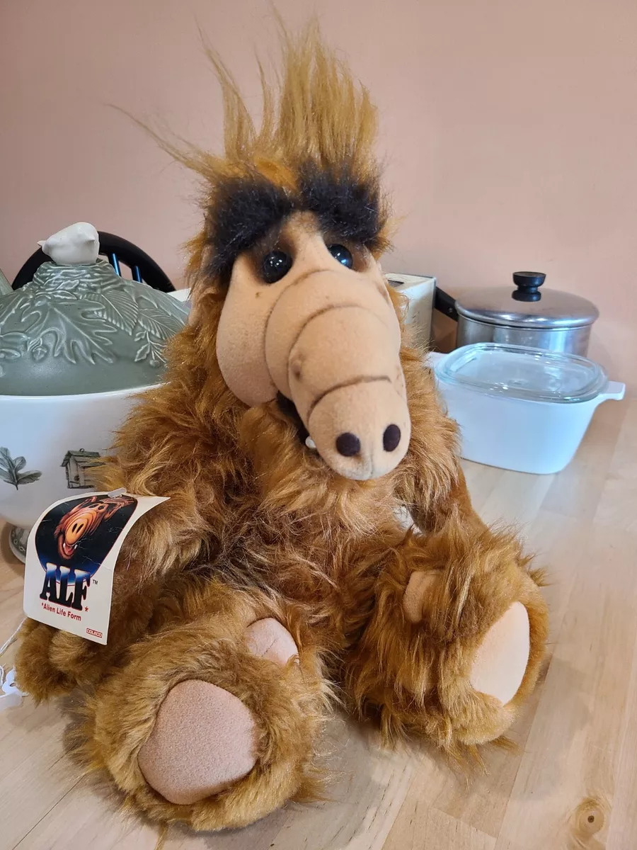1986 Coleco ALF 17 Plush Doll Stuffed Animal Alien Production with Hang Tag