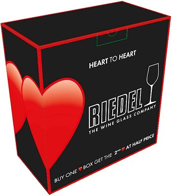 2-Piece* Riedel Heart to Heart Riesling Oaked Chardonnay Wine