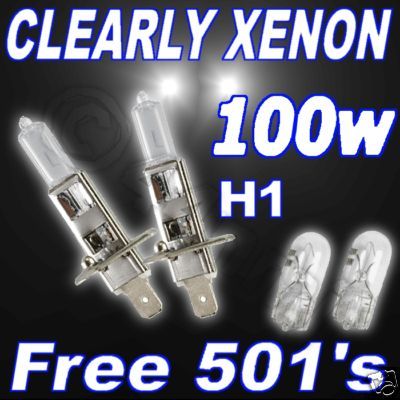 100W KLARE XENON BIRNEN H1 NEBEL VORNE VOLVO S60 00+