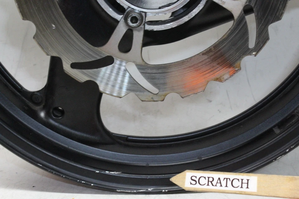 04-09 SUZUKI GS500F OEM REAR BACK WHEEL RIM - Image 3 of 4