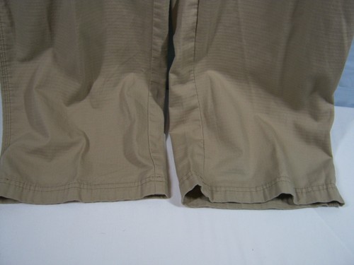 CARHARTT Brown Cargo Scrub Pants Mens Size 36X32 Tall Casual - Picture 4 of 10