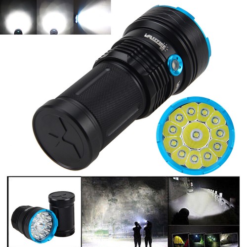 Super Bright 45000LM 12X LED Flashlight Torch Light Camping Lamp Rechargeable - Picture 8 of 11