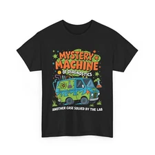 Funny Lab Week 2025 Retro Mystery Machine Of Diagnostics T-Shirt