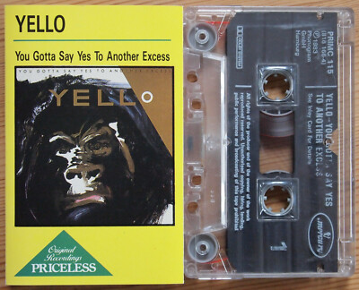 YELLO - GOTTA SAY YES TO ANOTHER EXCESS (MERCURY PRIMC115) 1990 REISSUE CASSETTE