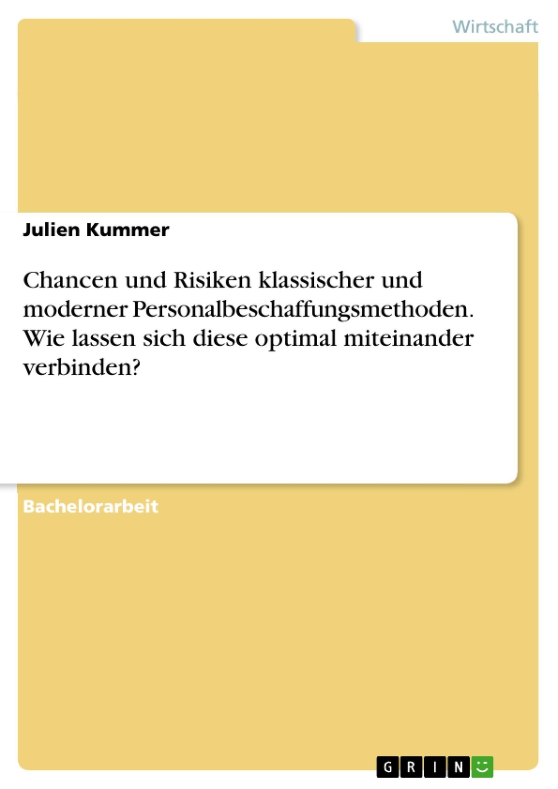 Thumbnail - Chancen Und Risiken Klassischer Und Moderner