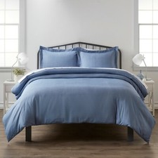 Pattern 3PC Duvet Cover Set Premium Ultra Soft Blue Diamond Kaycie Gray Fashion
