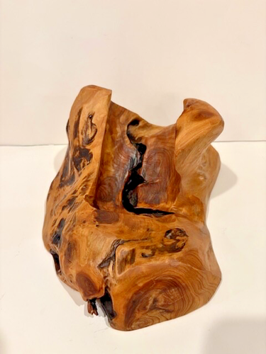 Shan Mu Wooden Hand Carved Wine Bottle Display - Picture 4 of 13