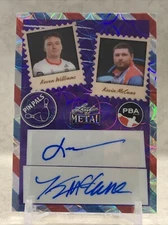 2024 Leaf PBA Metal Bowling Pin Pals Auto Purple K. MucCune Kevin Williams 10/10
