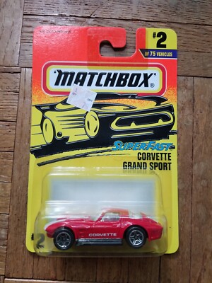     BUY ME! Matchbox Super Fast Corvette Grand Sport #2 of 75 Unopened 