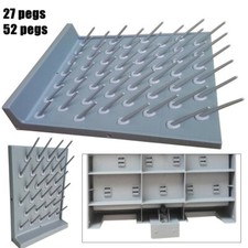 Laboratory drying rack Peg Board Drying Rack 27/52 Pegs Lab Glassware Rack Kit