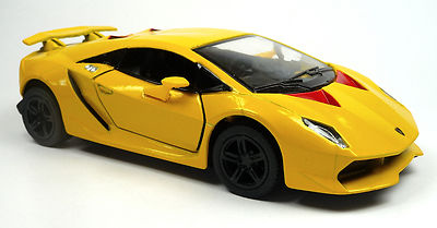 Lamborghini Sesto Elemento gelb Sammlermodell ca. 13cm Neuware von KINSMART